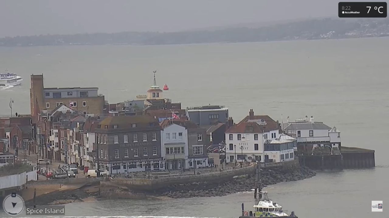 Live Webcam Portsmouth Harbour, Hampshire, England