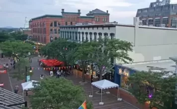 Church Street Marketplace Live Webcam New In Burlington, Vermont