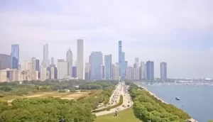 Chicago Skyline Live Webcam New Harbor View