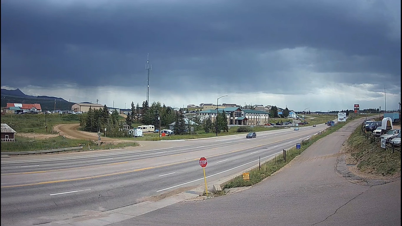 Divide, Colorado Live Webcam – Traffic on Highway 24