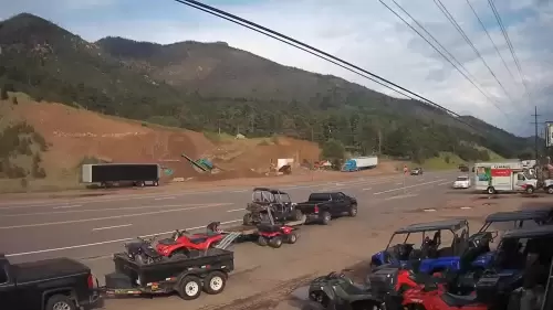 Cascade, Colorado Live Webcam new Traffic on Highway 24