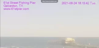 61st Street Fishing Pier Live Webcam New Galveston, Texas