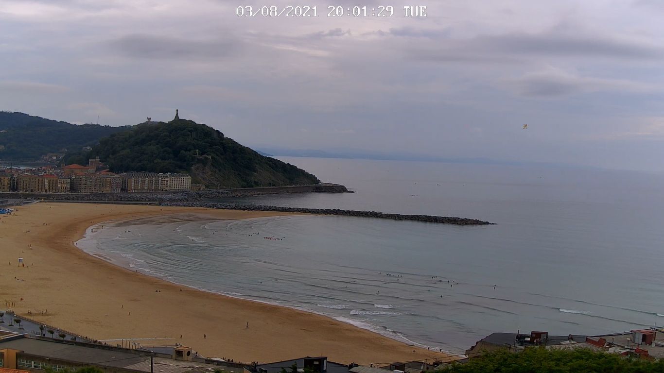 Live Webcam Zurriola Beach – San Sebastián, Spain