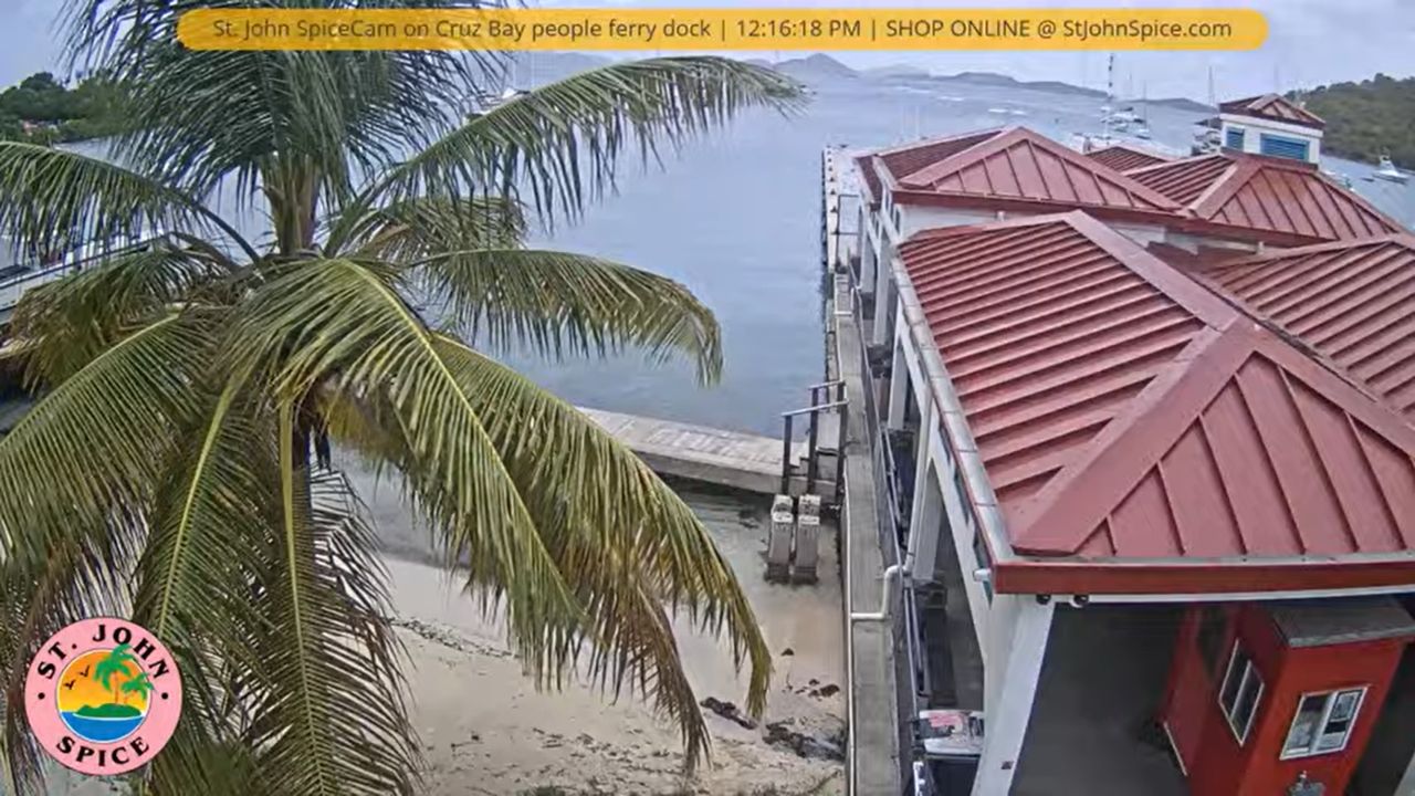 Cruz Bay Ferry Dock Live Webcam – St. John, USVI