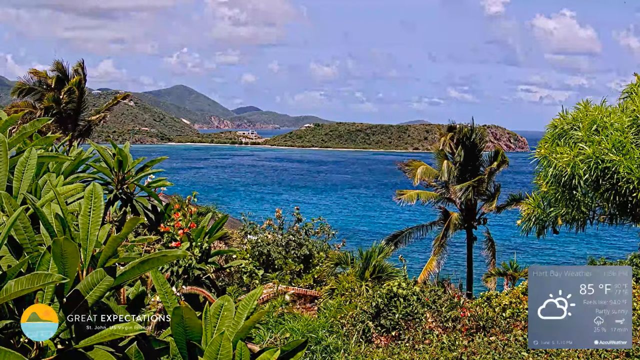 Live Webcam Rendezvous Bay – St. John, USVI