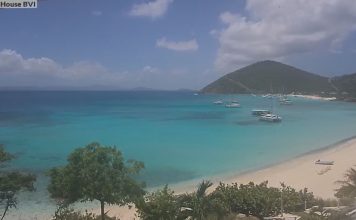 White Bay Beach Live Webcam New British Virgin Islands