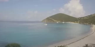 White Bay Beach Live Webcam New British Virgin Islands