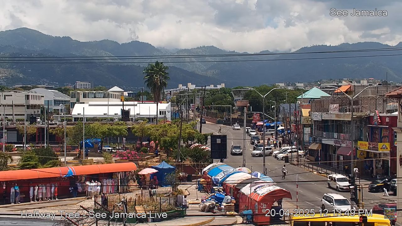 Half Way Tree Neighbourhood Kingston, Jamaica Live Webcam
