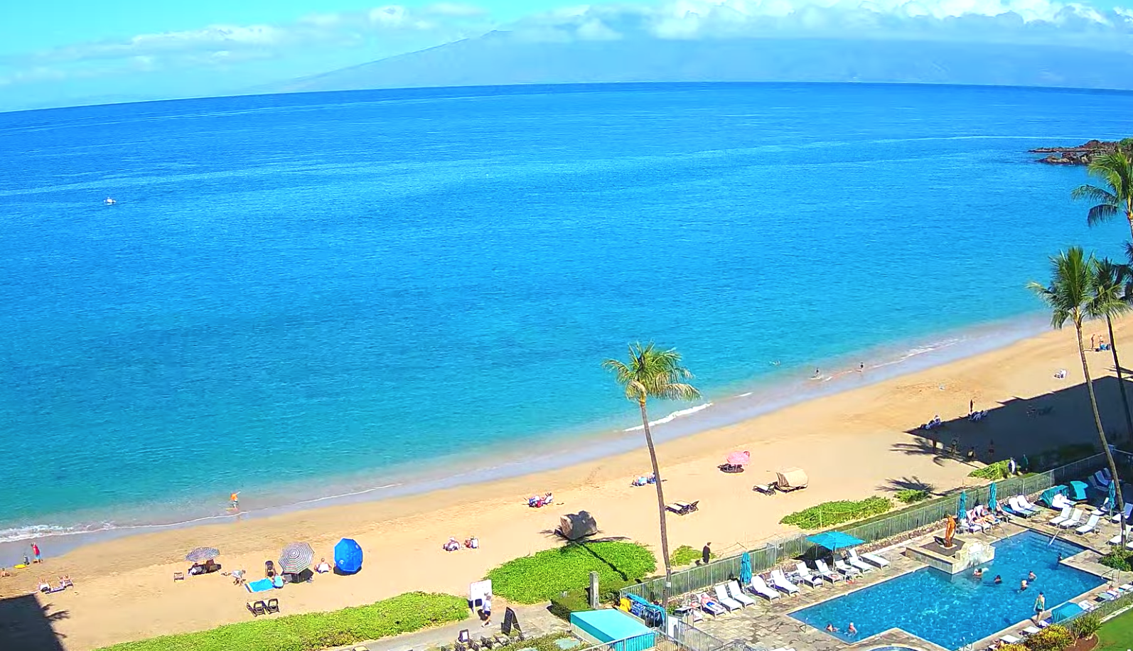 Kaanapali Beach, Maui Live Webcam – Hawaii, USA
