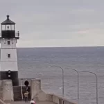 Duluth North Pier Lighthouse Live Webcam Stream New Minnesota