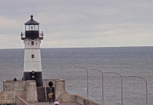 Duluth North Pier Lighthouse Live Webcam Minnesota