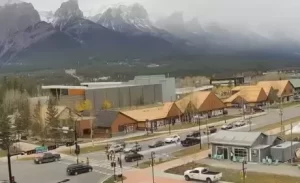 The Shops Of Canmore-bow Valley Live Webcam Alberta, Canada New