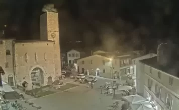 Piazza John Fitzgerald Kennedy Live Webcam New Spello, Umbria, Italy