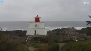 Amphitrite Point Lighthouse Live Webcam New B.c., Canada