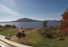 Jackman, Maine Live Webcam - Sally Mtn Cabins - Big Wood Lake