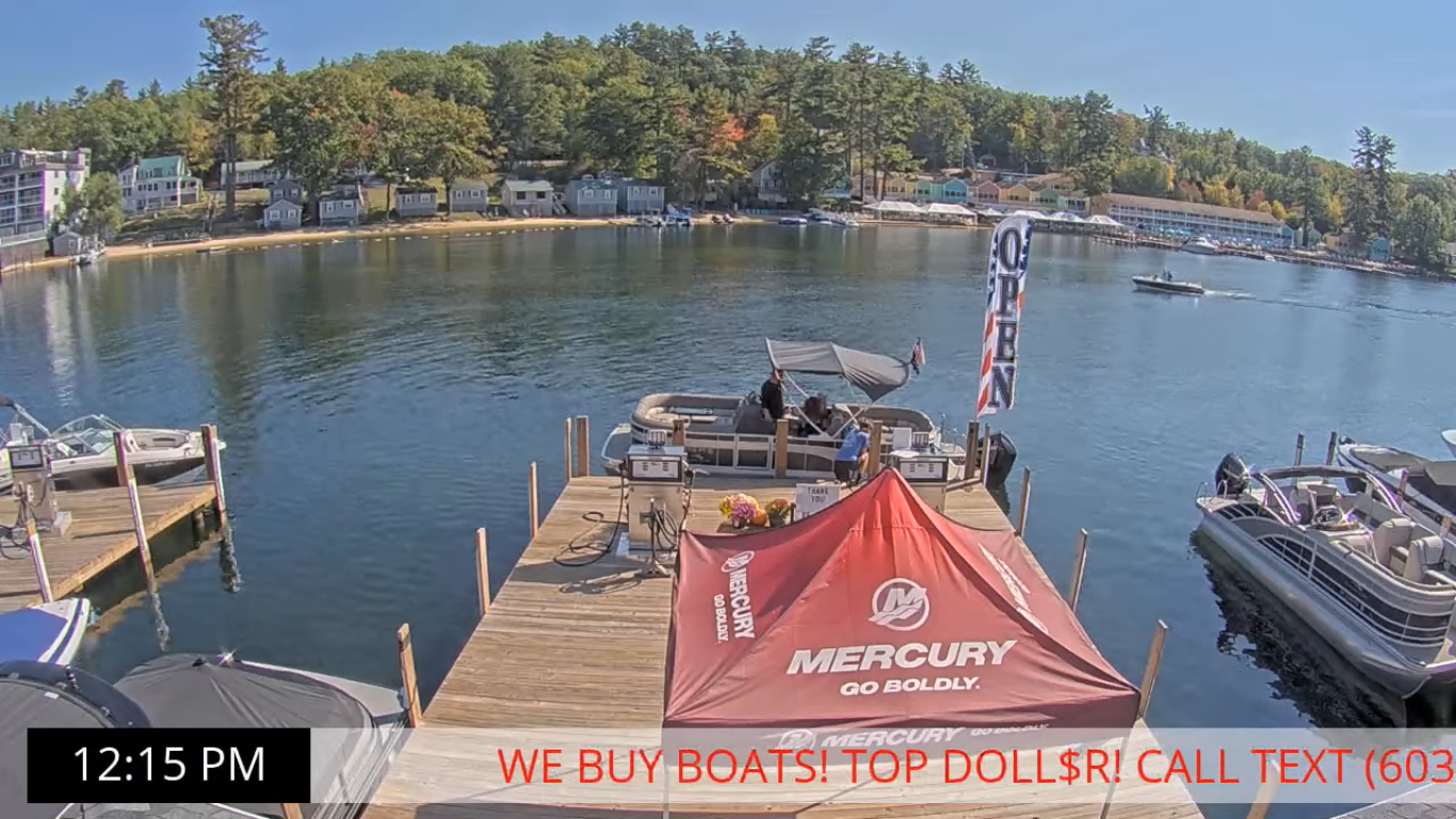 Winni Marine Live Webcam Laconia, New Hampshire