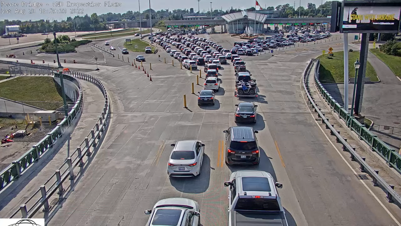 Peace Bridge Webcam | Buffalo New York & Canada | Video