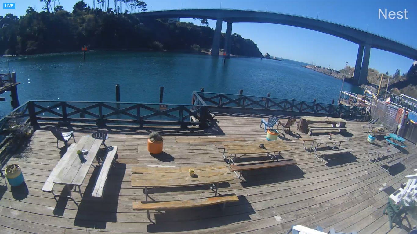 Noyo Harbor Live Webcam new in Fort Bragg, California - Live Beach Cam