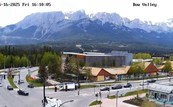 The Shops Of Canmore-bow Valley Live Webcam Alberta, Canada