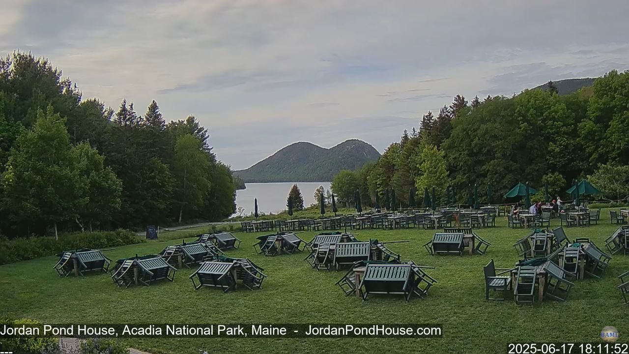 Jordan Pond Webcam Maine, USA – Live Video