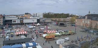 Kuopio Market Square Webcam - Multimäki north Savonia, Finland