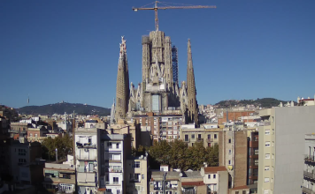 La Sagrada Familia Live Webcam Barcelona, Spain New