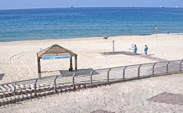 Beach Shimshon Sheva Webcam - Ashdod, Israel