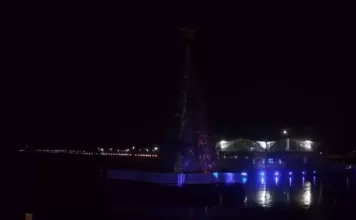 Floating Christmas Tree Geelong, Victoria, Australia New