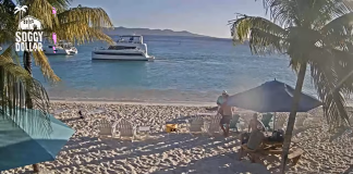 Soggy Dollar Webcam Bar In British Virgin Islands