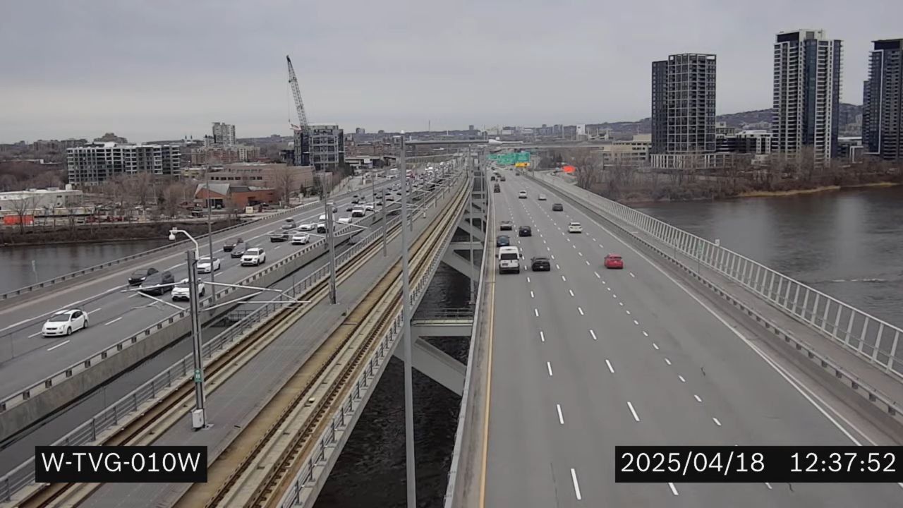 Pont Samuel-De Champlain Bridge Live Webcam