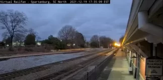 Spartanburg, South Carolina Railroad Webcam