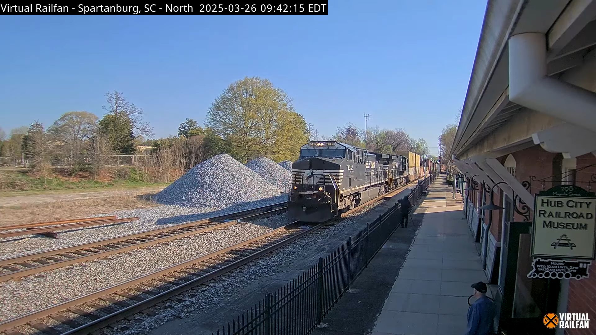 Spartanburg, South Carolina Railroad Webcam