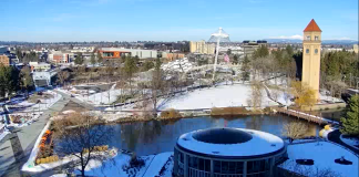 Downtown Spokane, Washington Live Webcam