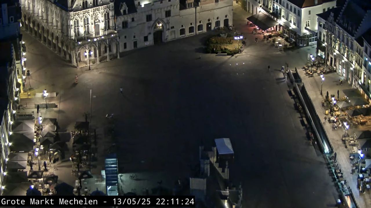 Live Webcam Grote Markt, Mechelen, Belgium