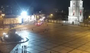Russia Invasion Of Ukraine, Sofia Square Live Webcam In Kyiv (kiev)