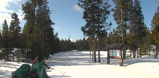 Rendezvous Ski Trail Live Webcam - West Yellowstone