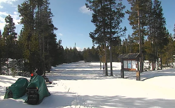 Rendezvous Ski Trail Live Webcam - West Yellowstone