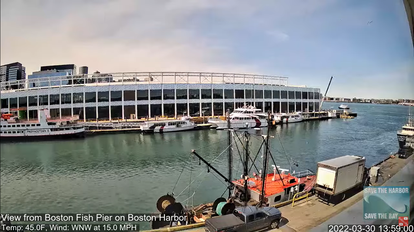 Boston Fish Pier Live Webcam – Boston, MA