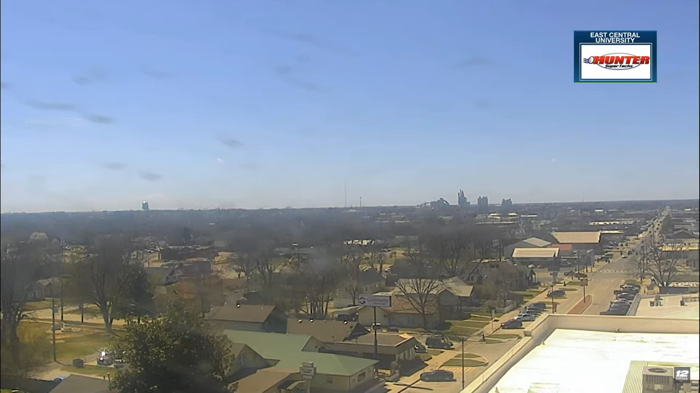 Real Time Towercam at East Central University, Ada, Oklahoma