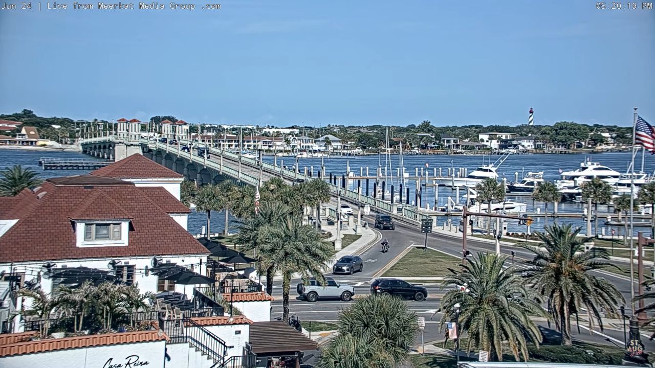 Live Webcam Bridge of Lions – St Augustine, FL