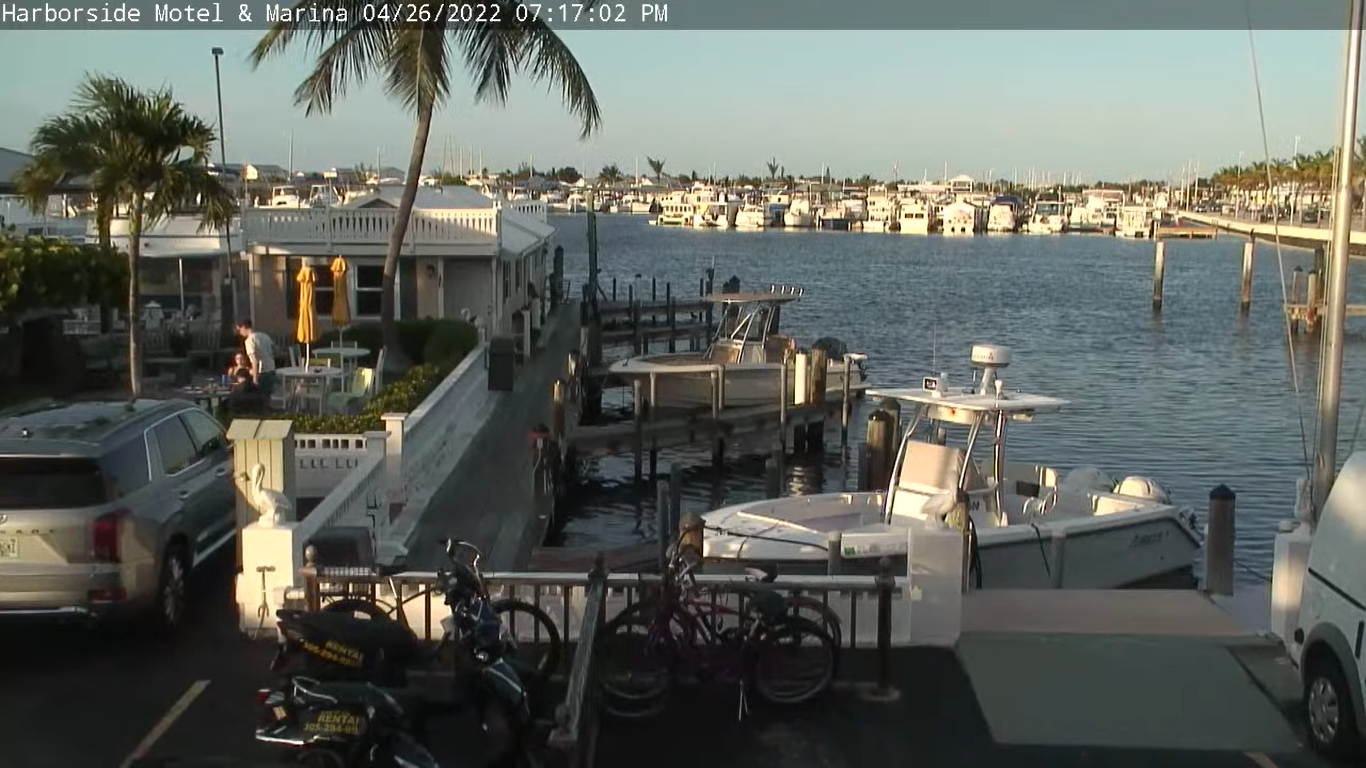 Live HD Webcam Harborside Motel and Marina – Key West, FL