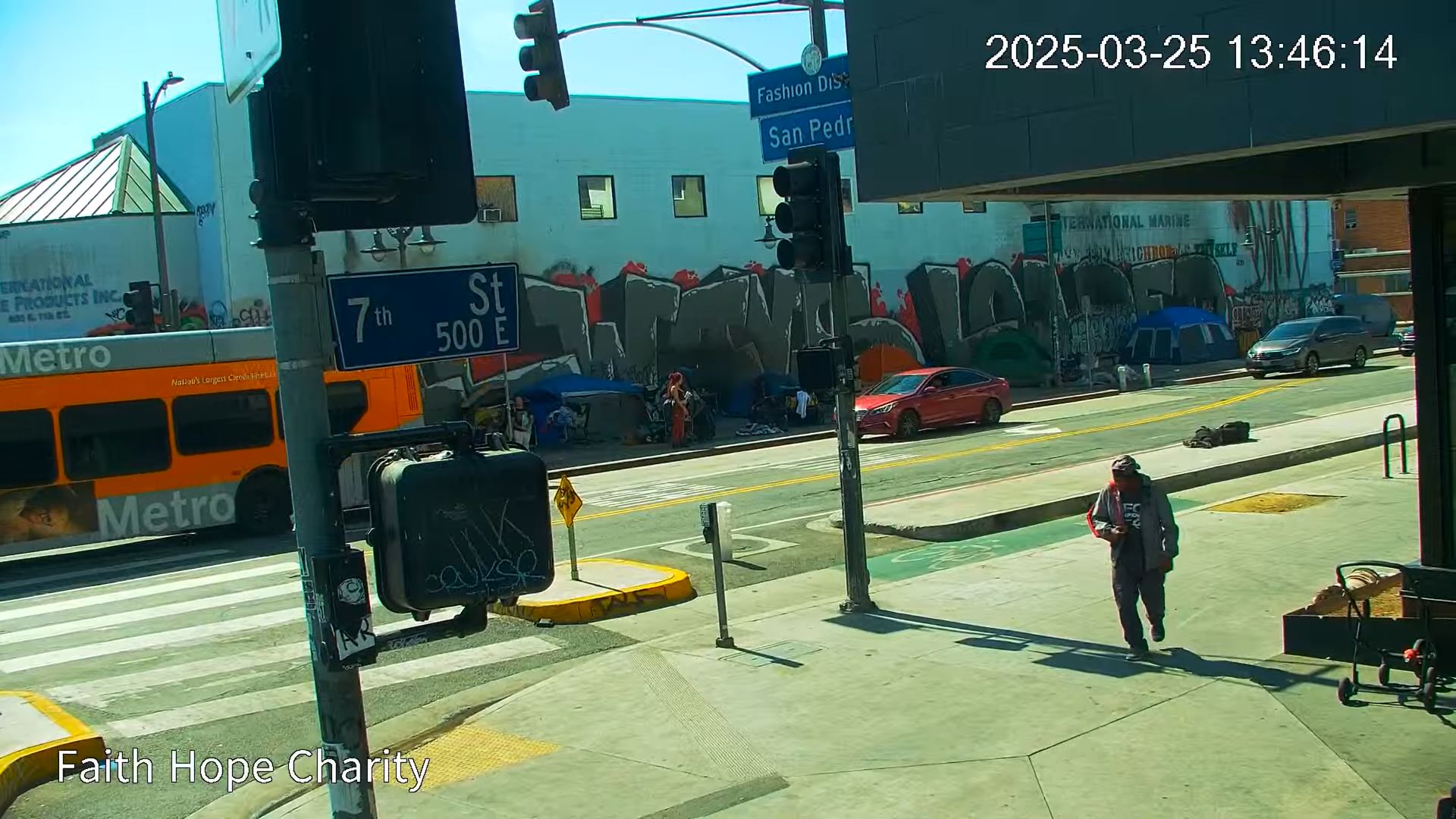 Skid Row Cam Neighborhood in Los Angeles, CA