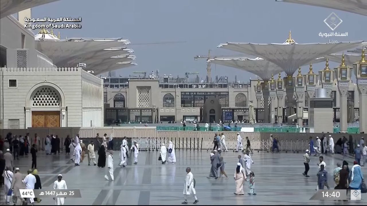 Live Webcam Medina, Saudi Arabia – Prophet’s Mosque