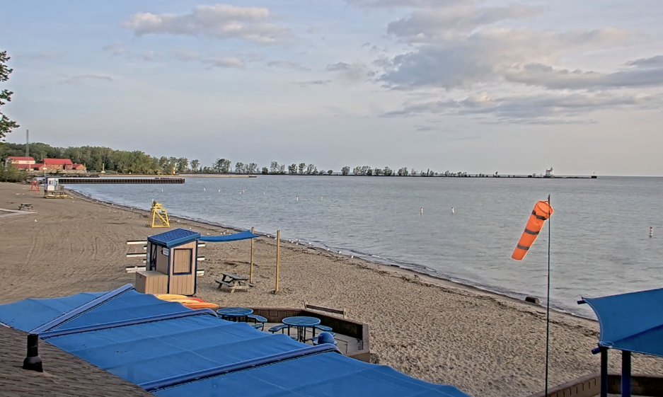 Fairport Harbor Webcam Lakefront Park Live Video HD Live Beach Cam