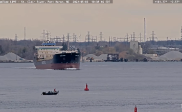 Port Huron River Cam, Blue Water Bridge - Live Hd Video