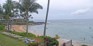 Napili Sunset Beach Front Resort Webcam - Lahaina, Hawaii