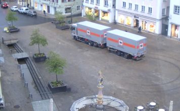 Biberach Webcam, Germany - Market Square - Live Video