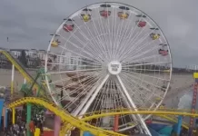 Pacific Park Wheel Webcam, Santa Monica
