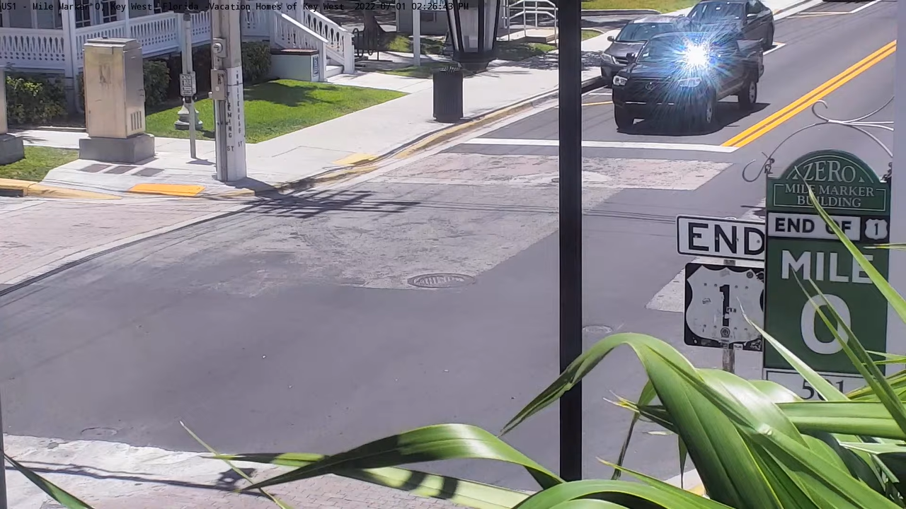 Live Webcam Mile Marker 0 – Key West, Florida