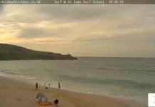 Porthmeor Webcam, Beach